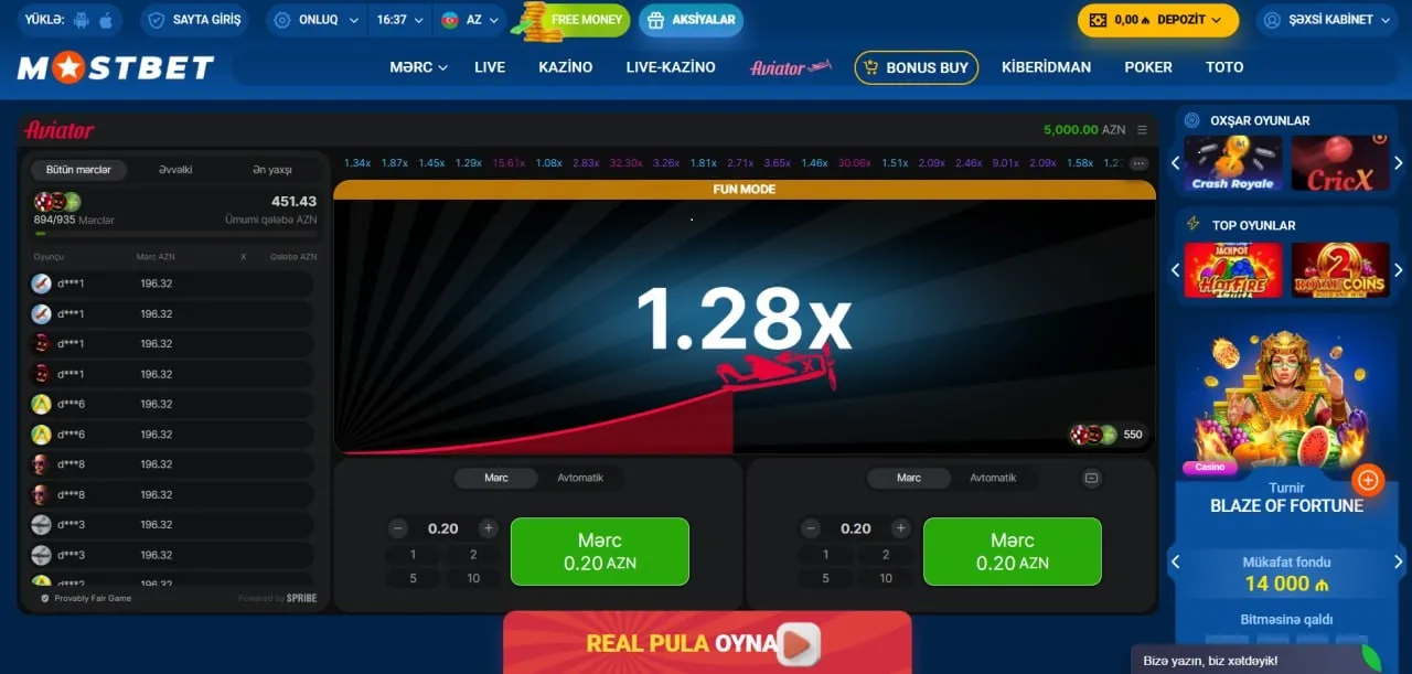 Mostbet Aviator ilə Böyüməyə Davam Et Mostbet Aviator ilə Həqiqi Uğurları Qazan